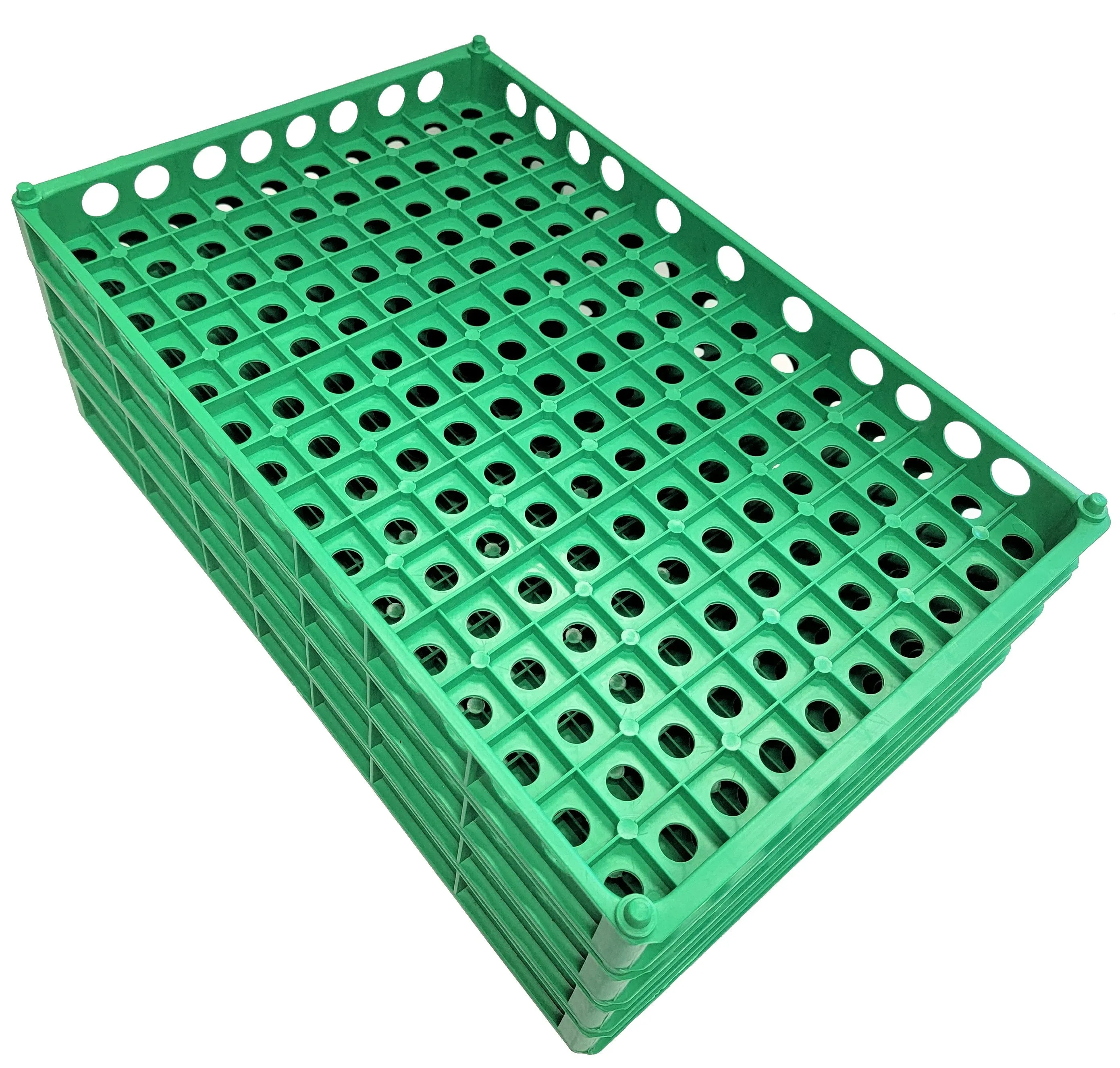 2 Pack of Stacking 150 Quail Egg Capacity Poly Trays