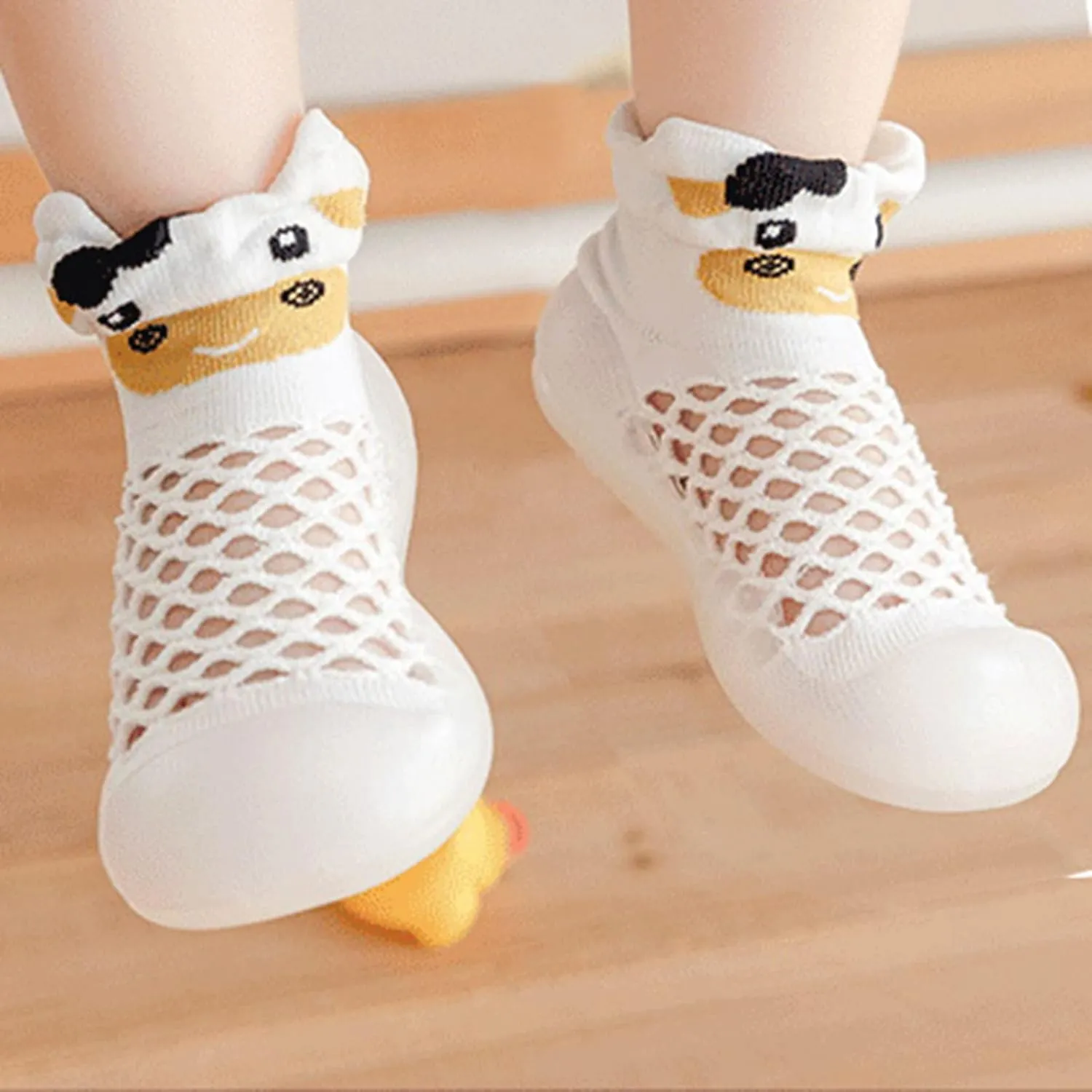 8 Toddler Dress Shoes Girls Infant Boys Girls Animal Prints Cartoon Socks Shoes Toddler Breathable Mesh The Floor Socks Non Slip Prewalker Shoes Shoe with Lights Girl