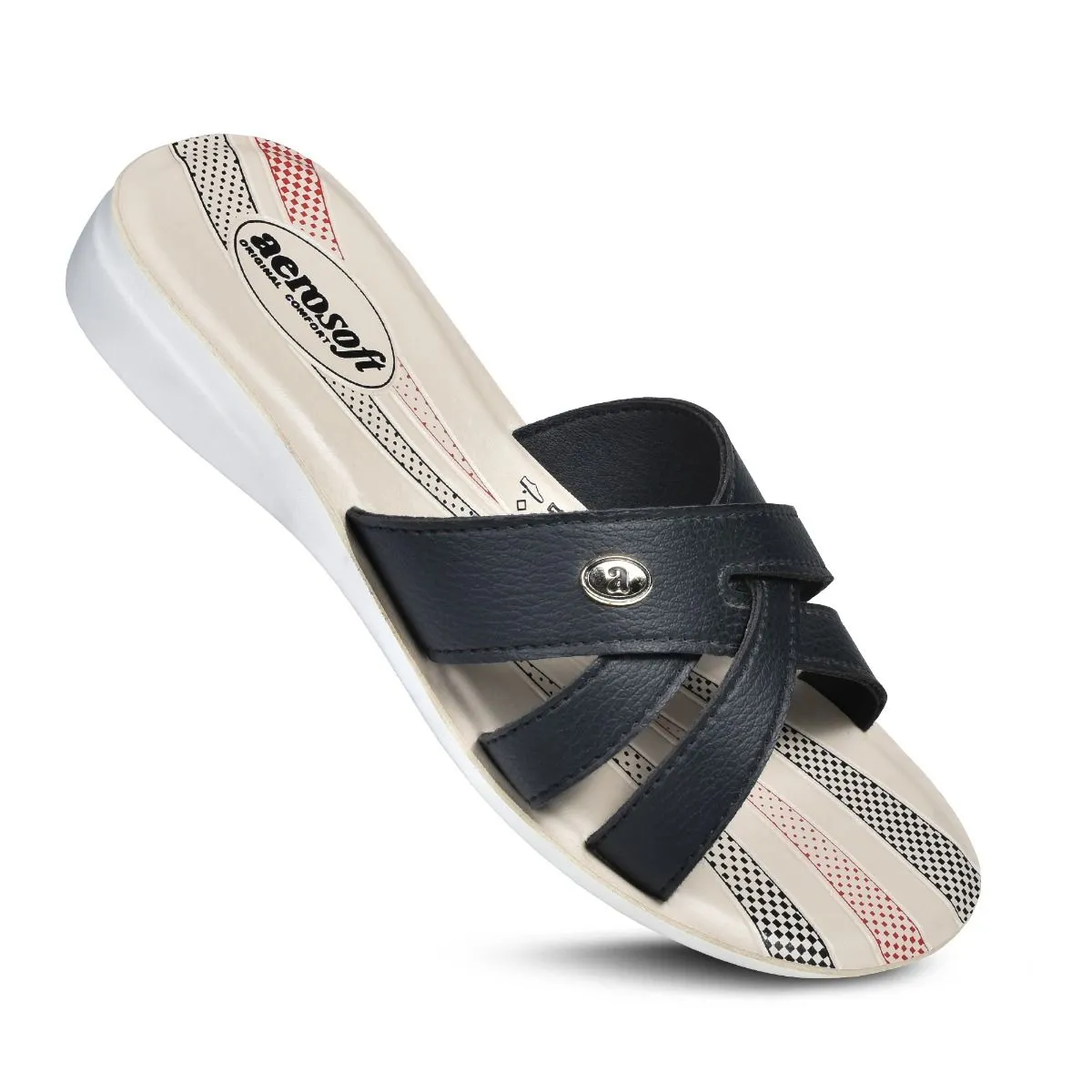 Aerosoft Gladiator Comfortable Slide Sandals for Women