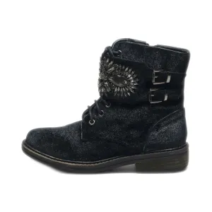 Alma En Pena Ankle Boots Leather Black Colour For Women