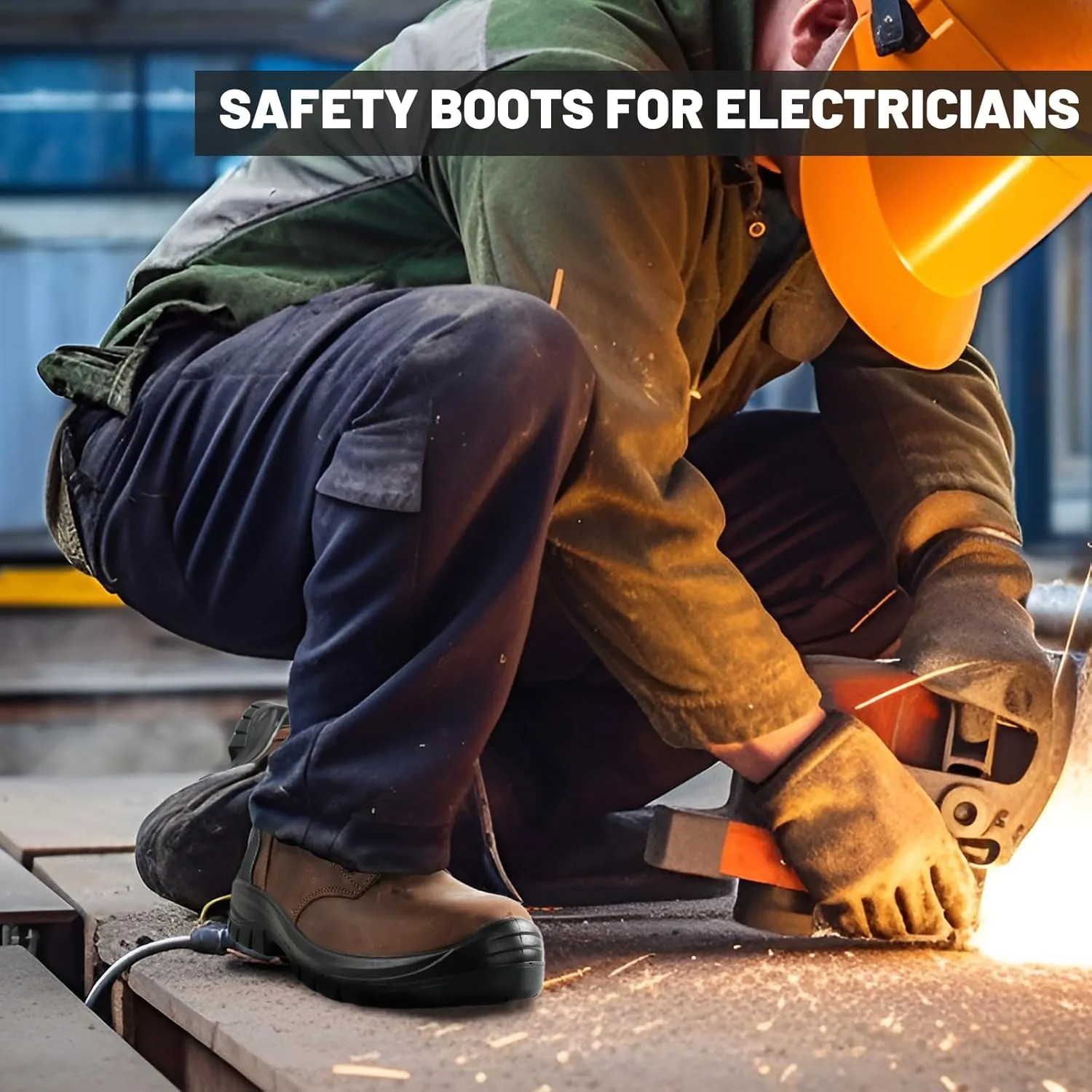 ANDANDA Flyther High Top Waterproof Safety Boots