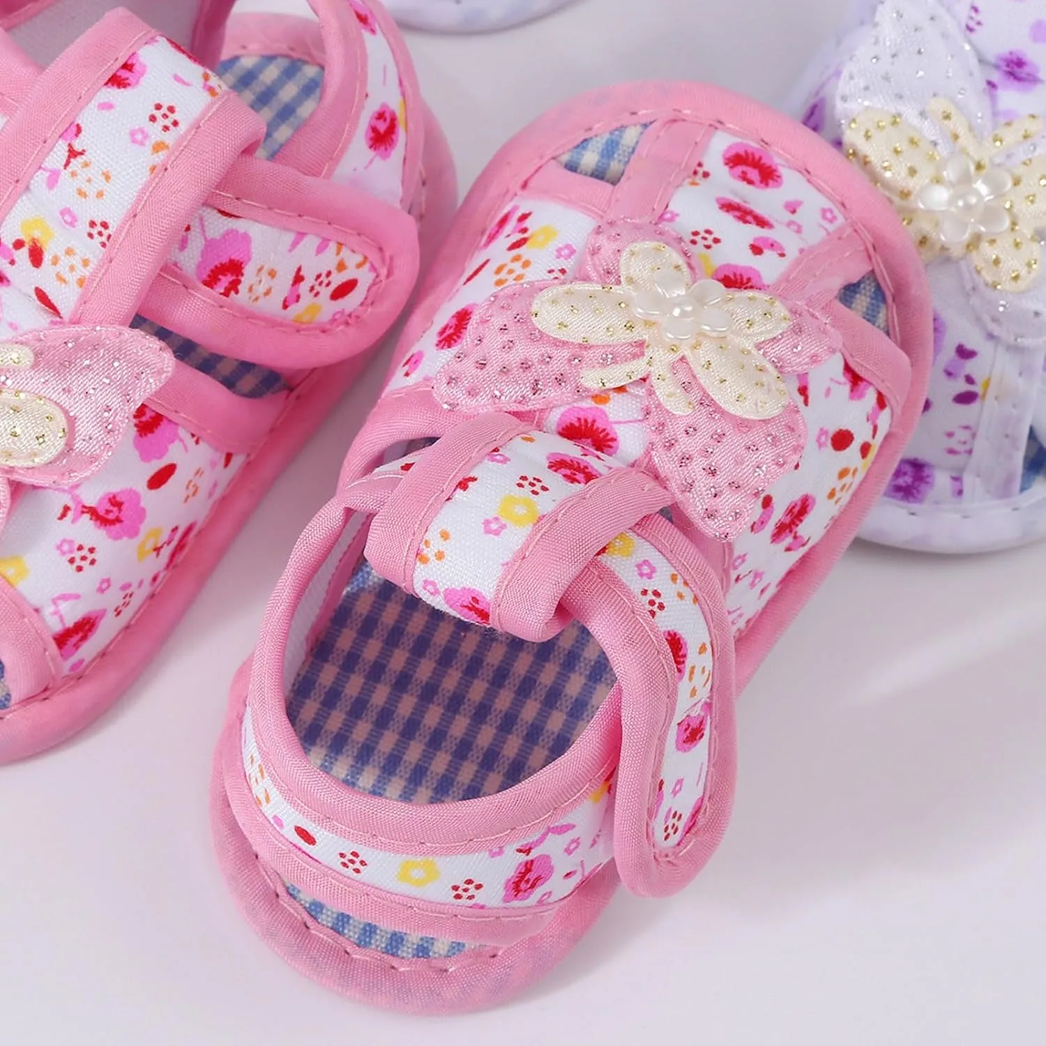 Baby Girl Dress Shoes, Infant Toddler First Walking Mary Jane Flats with Bowknot Non-Slip Soft Sole Wedding Shoes