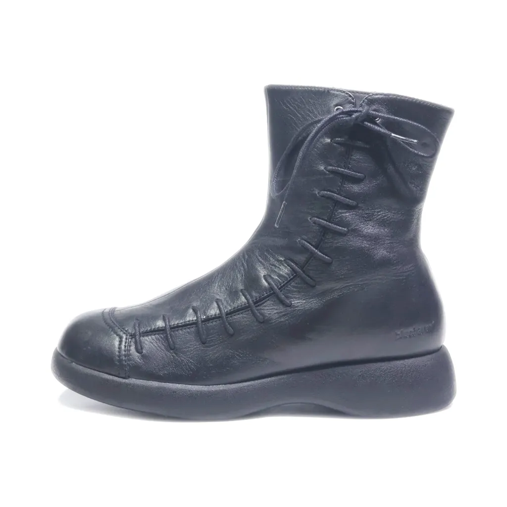 Bluehaven Ankle Boots Leather Black Colour For Kids