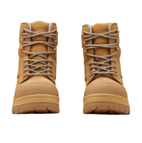 Blundstone RotoFlex Wheat Water Resistant Nubuck Zip Side Women's Safety Boot - 8860