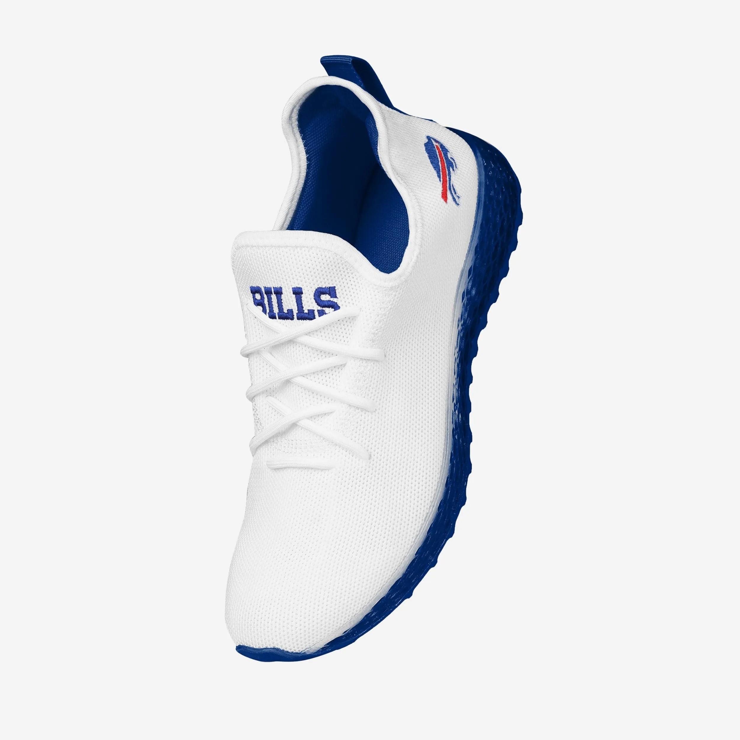 Buffalo Bills Gradient Midsole White Sneakers