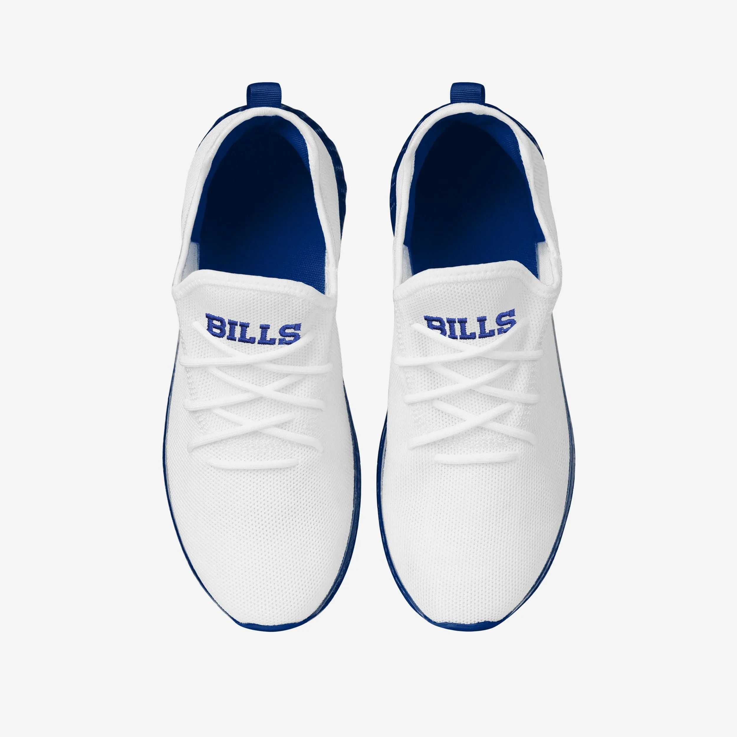 Buffalo Bills Gradient Midsole White Sneakers
