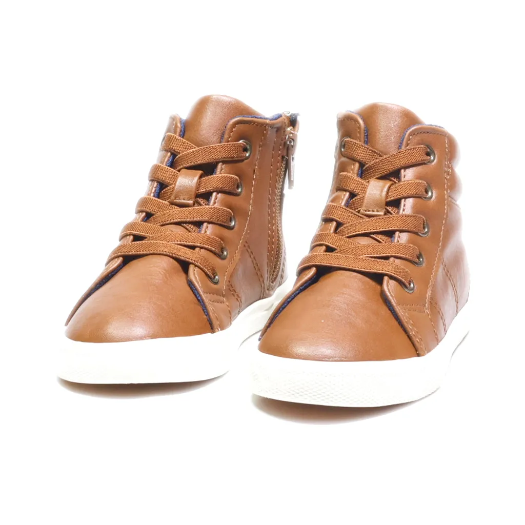 Cat & Jack Ankle Boots Fabric Brown Colour For Kids