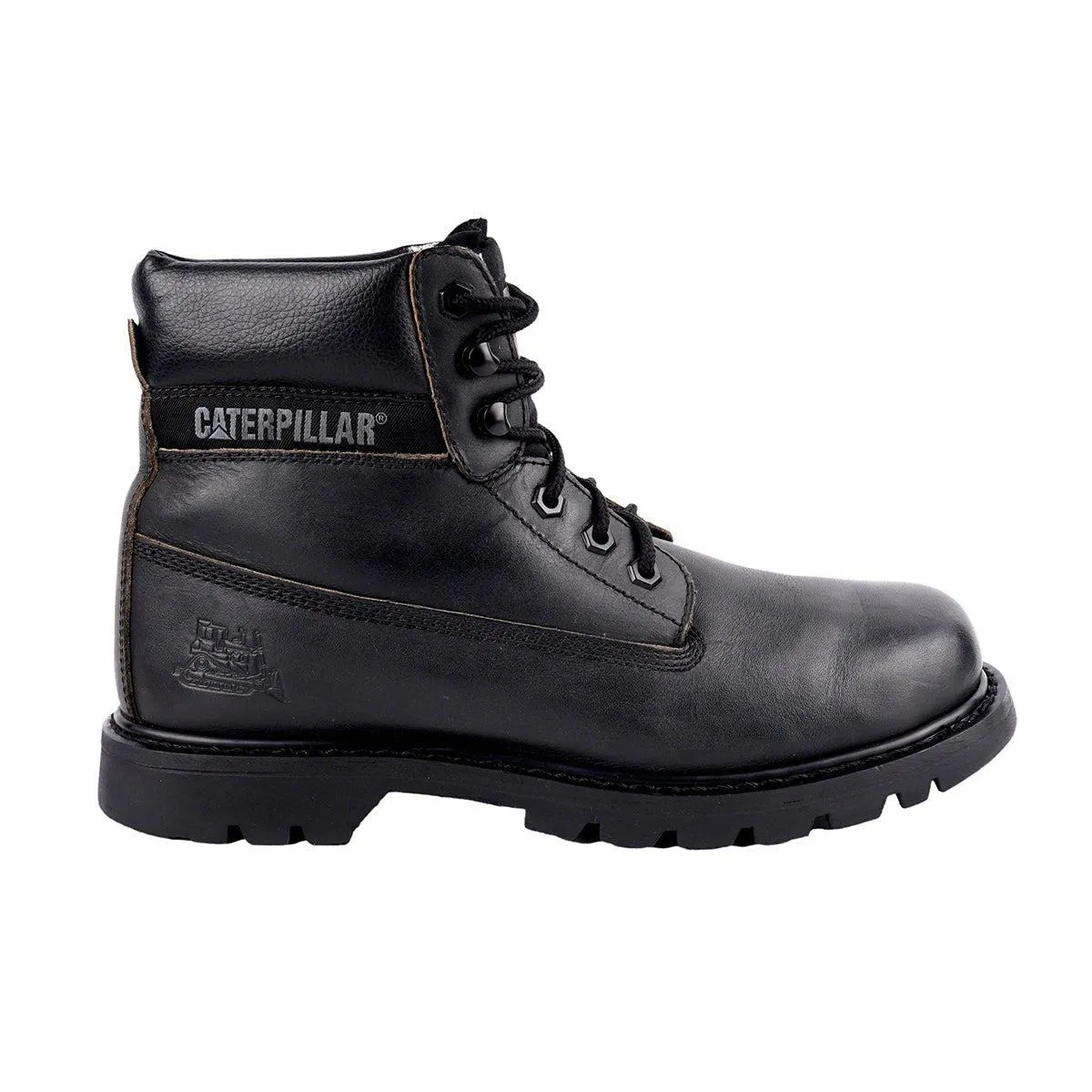 Caterpillar Safety Boots Leather Black Colour For Men
