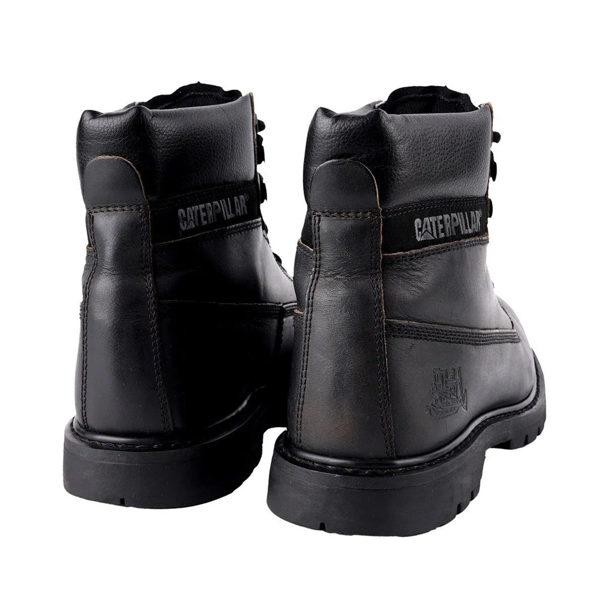 Caterpillar Safety Boots Leather Black Colour For Men
