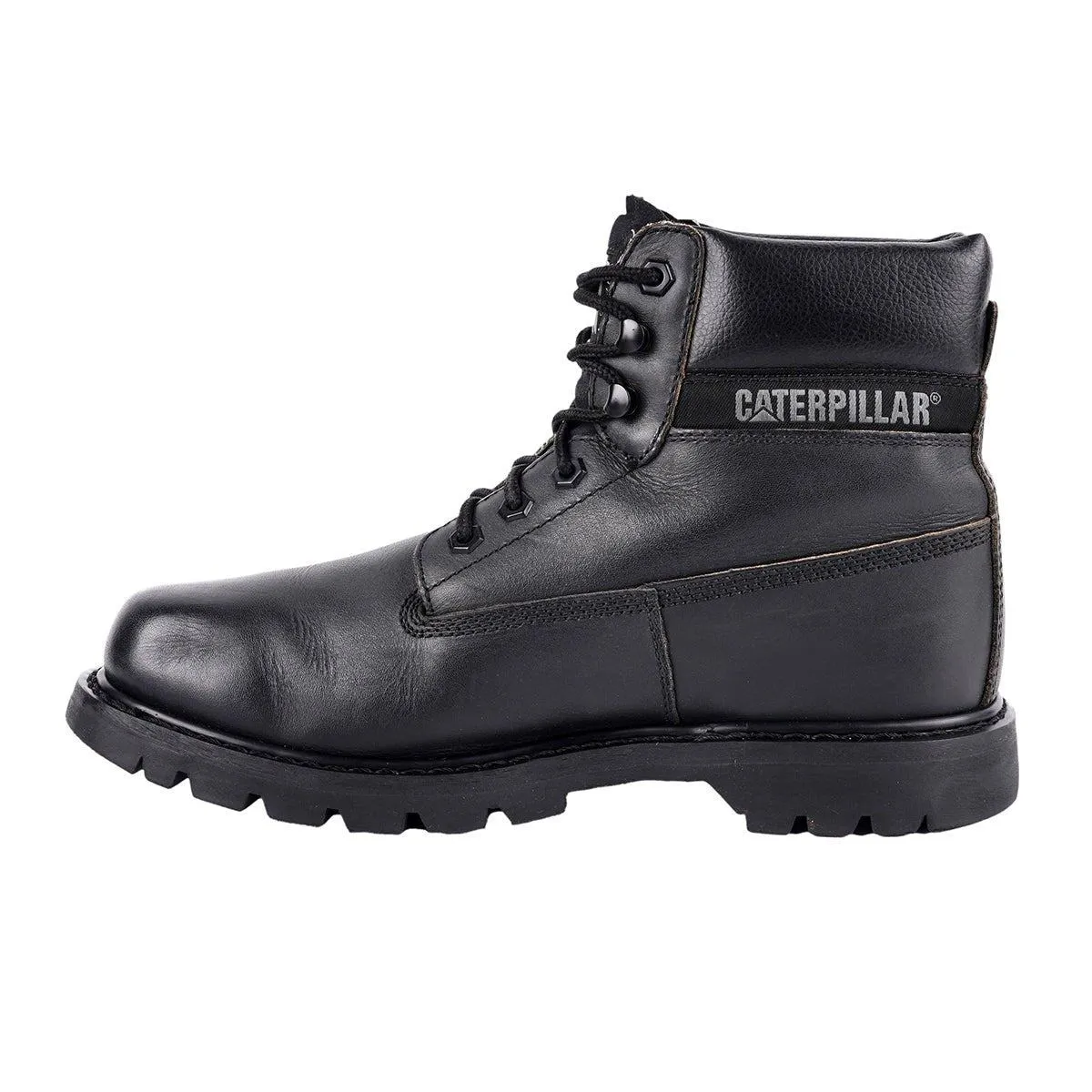 Caterpillar Safety Boots Leather Black Colour For Men