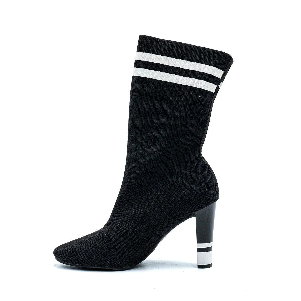Circus Ny Sock High Boots Fabric Black Colour For Women