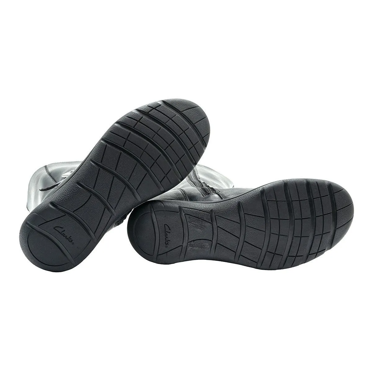 Clarks Venture Moon Ankle Boots Leather Black Colour For Kids
