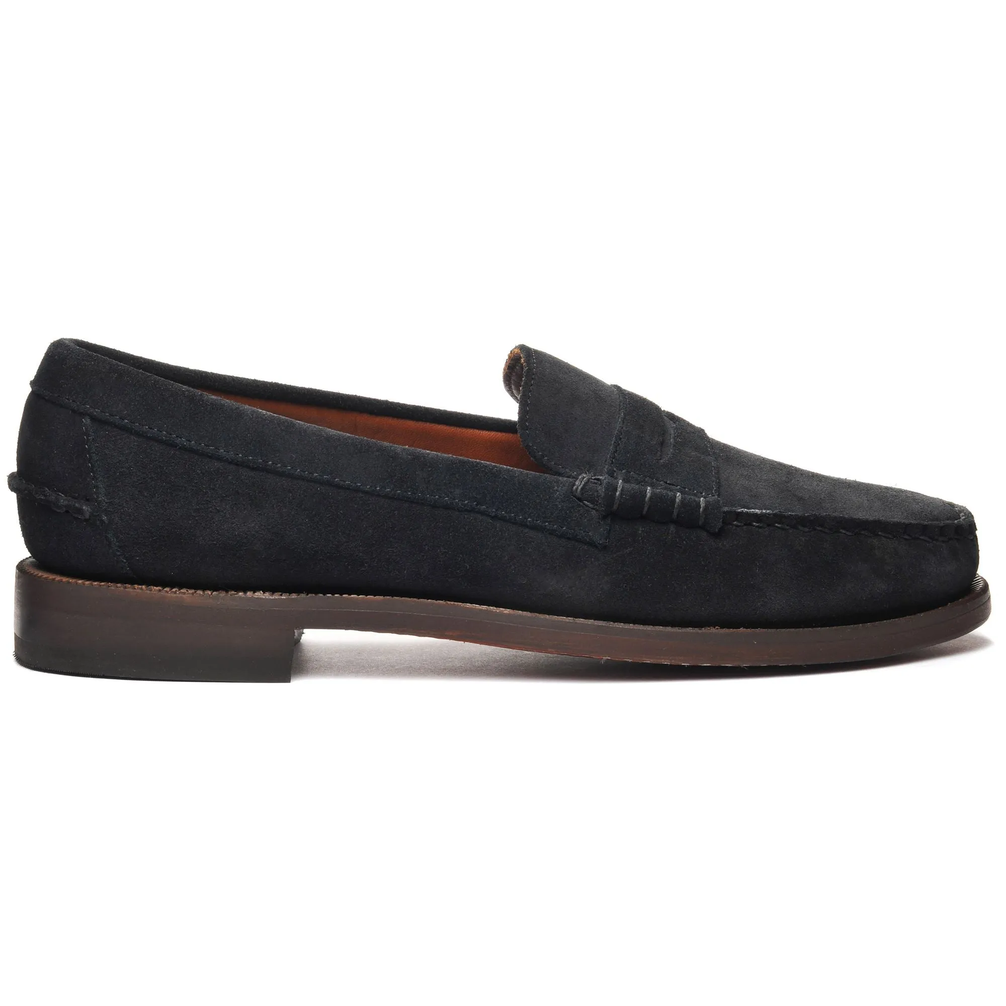 CLASSIC DAN SUEDE - Moc - Moccasin - Man - BLUE NAVY