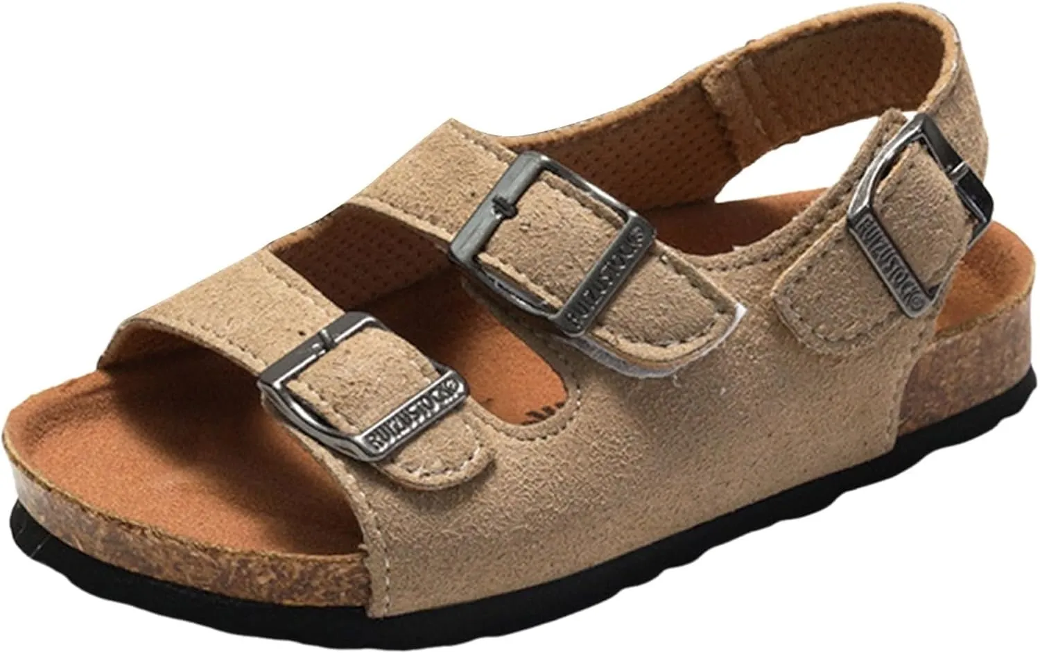 Comfortable Boys Kids Sandals Outdoor Shoes Rui Foot Spring And Summer Children Boys Girls Cork Sandals One Word Shoes Flip Flops Beach Double Ring