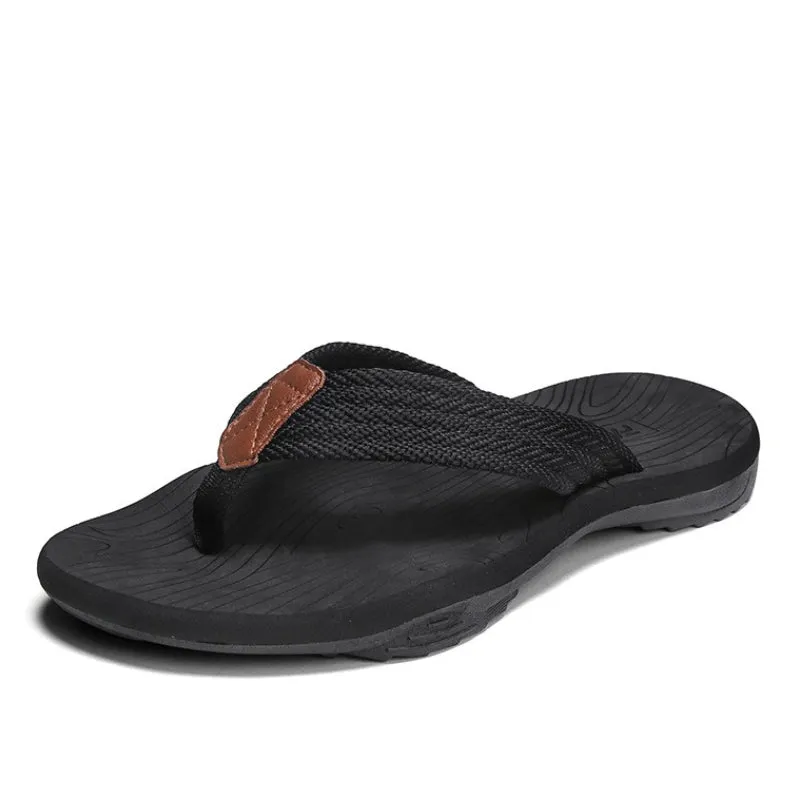 Cuzcare Best Orthopedic Sandals For Men Nonslip Flip-flops Fabric Thongs Summer Beach