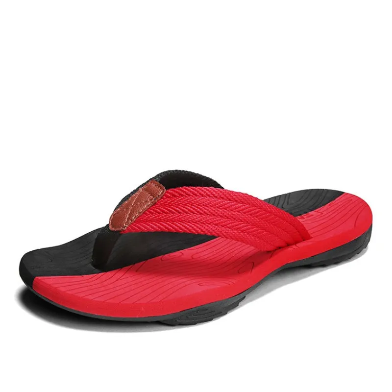 Cuzcare Best Orthopedic Sandals For Men Nonslip Flip-flops Fabric Thongs Summer Beach