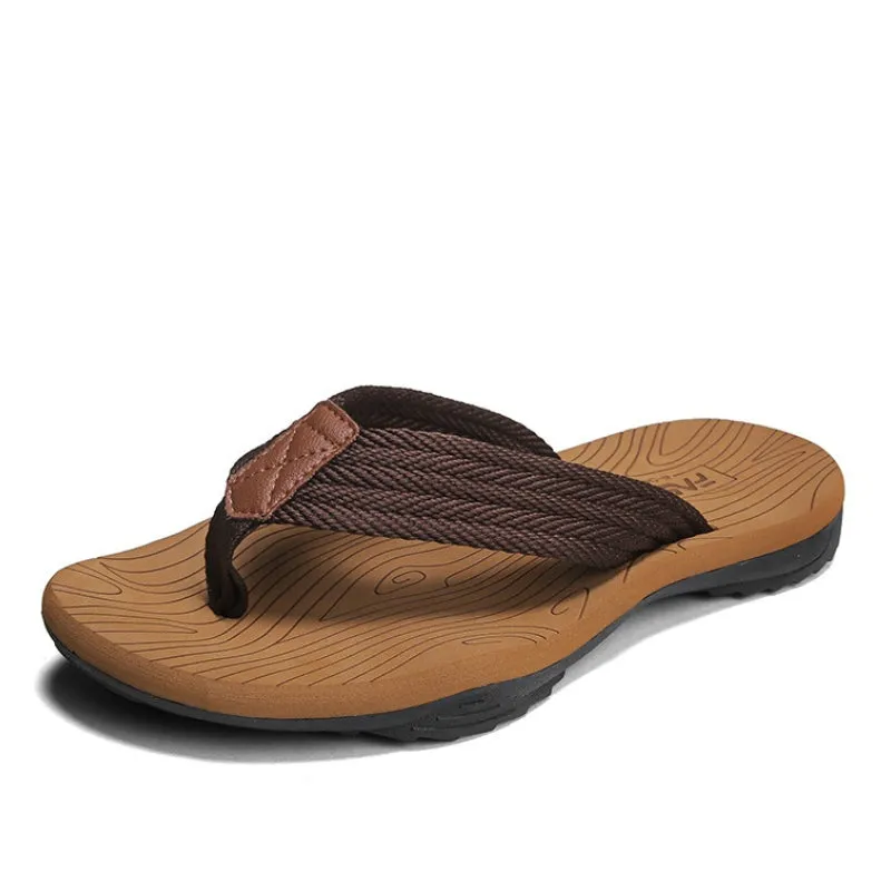 Cuzcare Best Orthopedic Sandals For Men Nonslip Flip-flops Fabric Thongs Summer Beach
