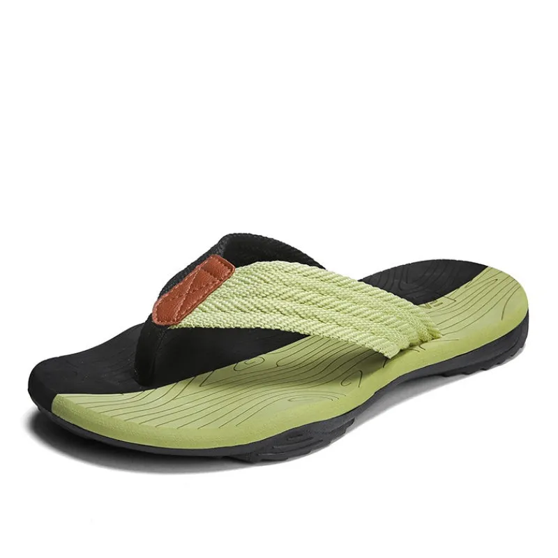 Cuzcare Best Orthopedic Sandals For Men Nonslip Flip-flops Fabric Thongs Summer Beach