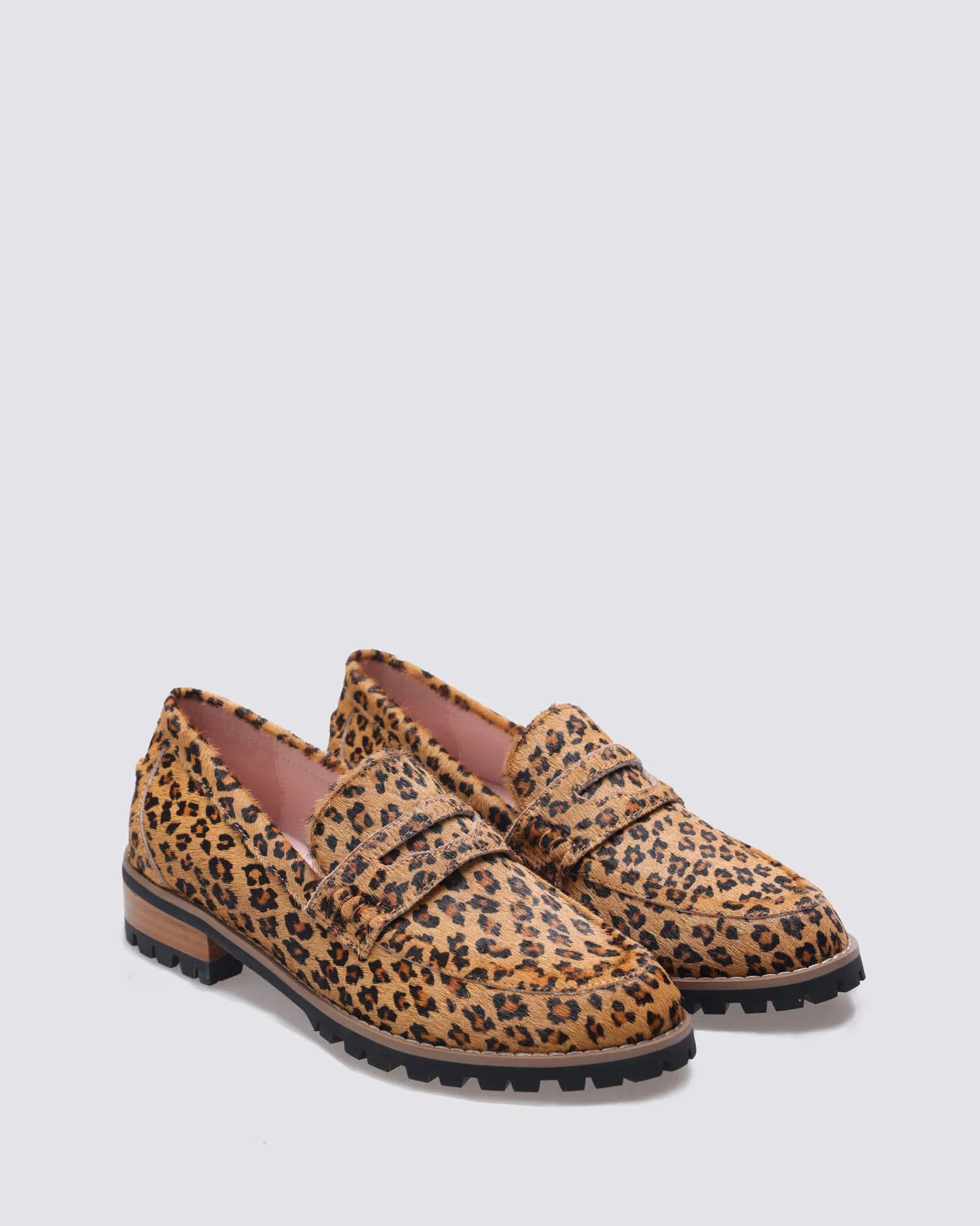 DANDY LOAFERS LEOPARD SUEDE