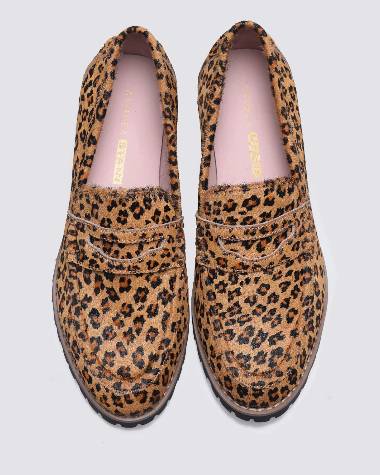 DANDY LOAFERS LEOPARD SUEDE