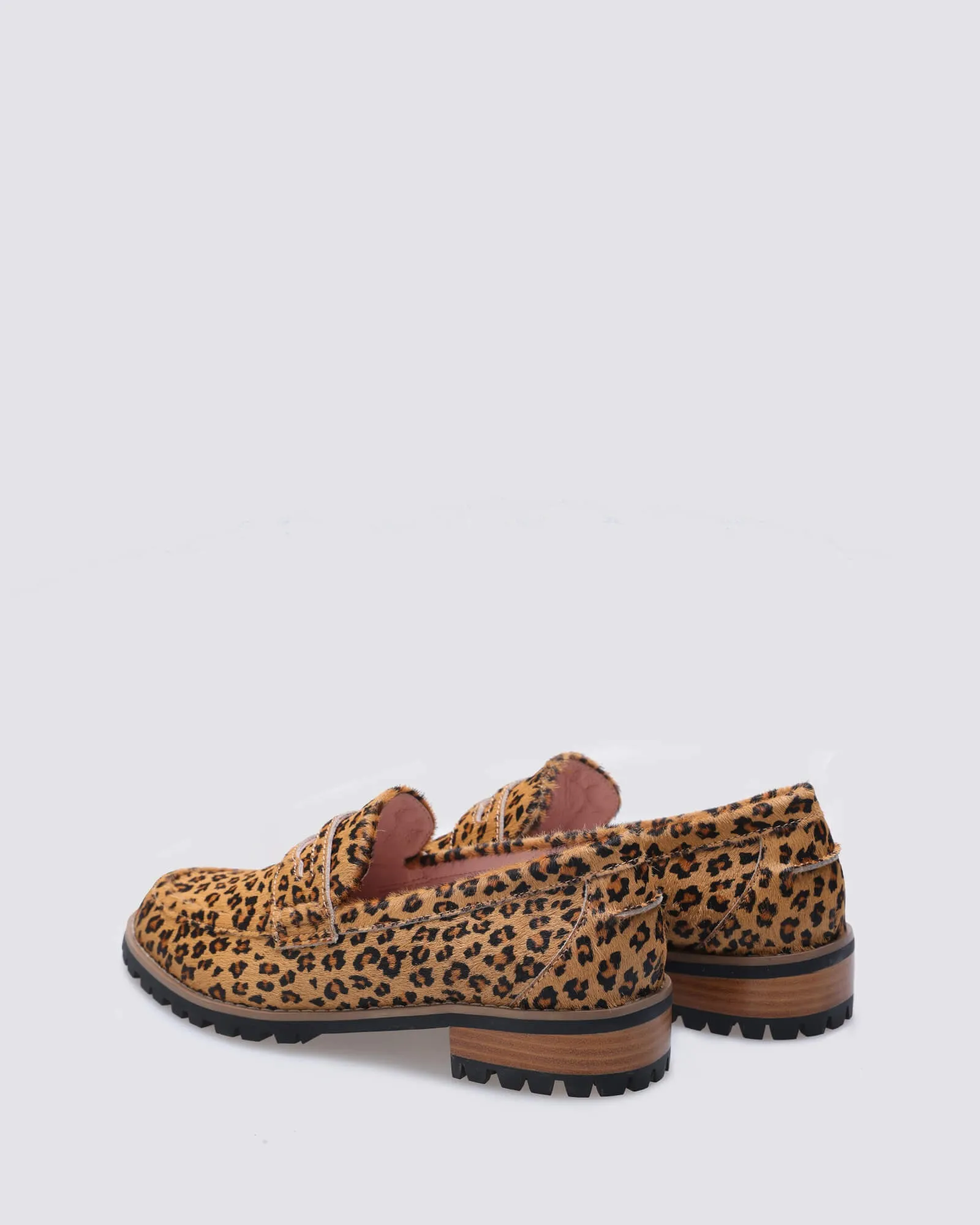 DANDY LOAFERS LEOPARD SUEDE