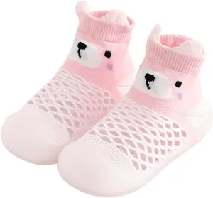 Dark Buster Infant Shoes Infant Boys Girls Animal Prints Cartoon Socks Shoes Toddler Breathable Mesh Shoes Size 2 Girls