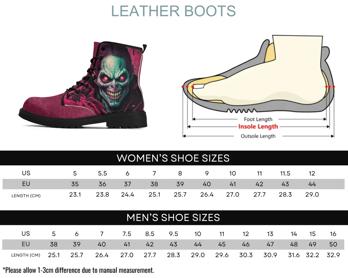 Demon's Gaze Leather Boots