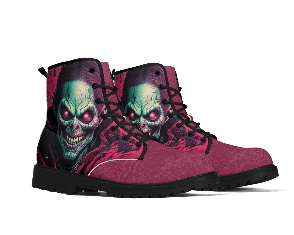 Demon's Gaze Leather Boots