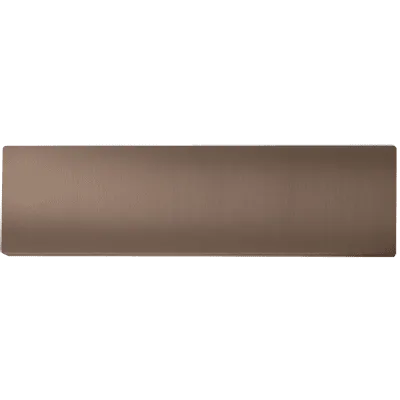 DoorBird D21x video door station cover for call button - Blank - Metal Finish
