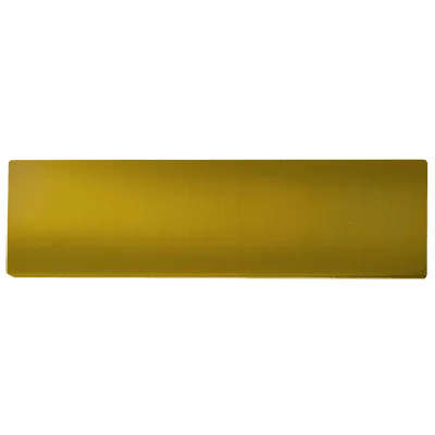 DoorBird D21x video door station cover for call button - Blank - Metal Finish