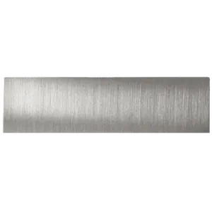 DoorBird D21x video door station cover for call button - Blank - Metal Finish