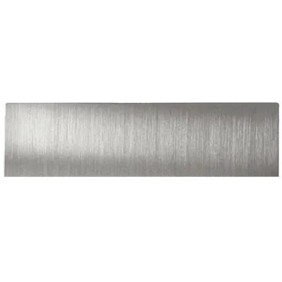 DoorBird D21x video door station cover for call button - Blank - Metal Finish
