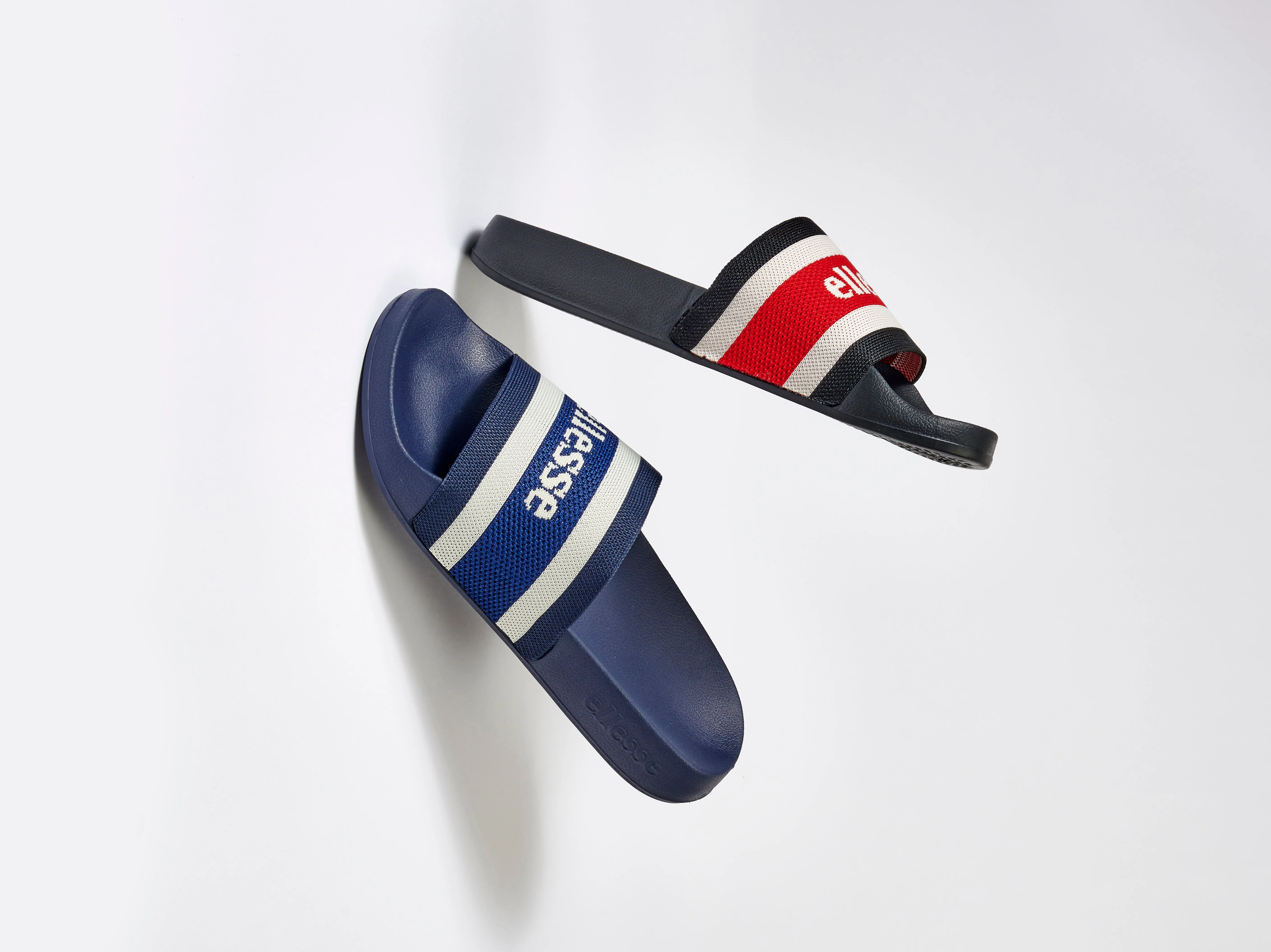 Ellesse LS50 Heritage Sliders Black/Red