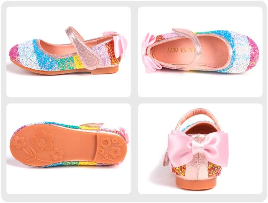 EXCEART 1 Pair Sole Shoes Dance Shoes for Girls Kids Slide Sandals Ballroom Dance Shoes Flats for Toddler Girls Ballet Flats Toe Liners for High Heels Girl Child Dress Pink