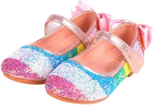EXCEART 1 Pair Sole Shoes Dance Shoes for Girls Kids Slide Sandals Ballroom Dance Shoes Flats for Toddler Girls Ballet Flats Toe Liners for High Heels Girl Child Dress Pink
