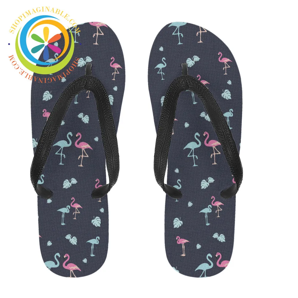Flamingo Love -  Men's & Ladies Flip-Flops