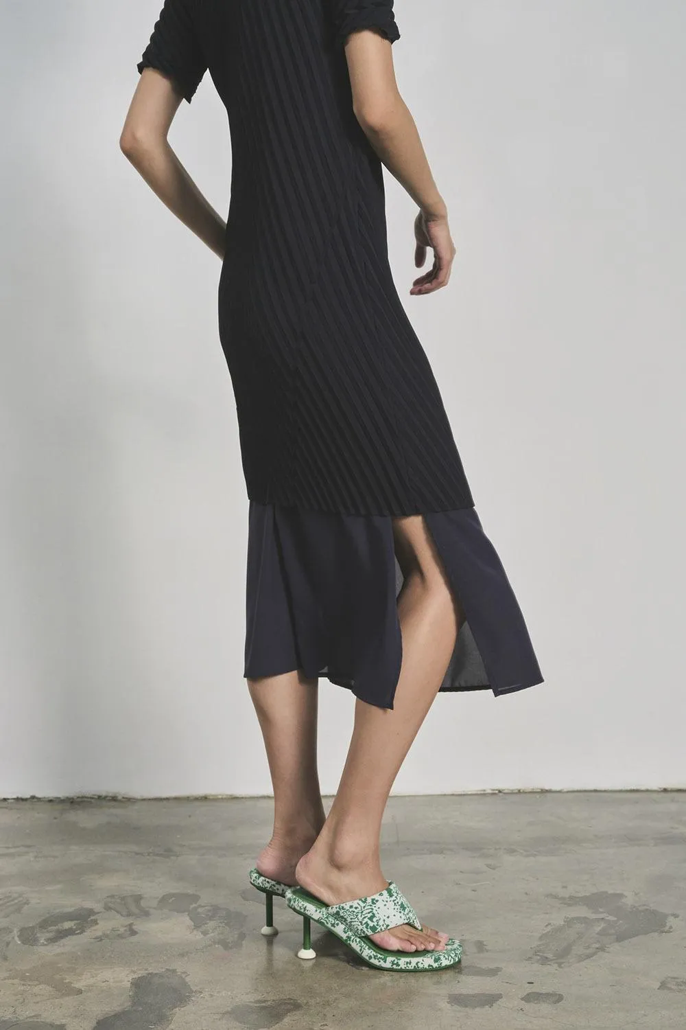 GIN LEE STUDIO | Aster Dress | Dark Navy