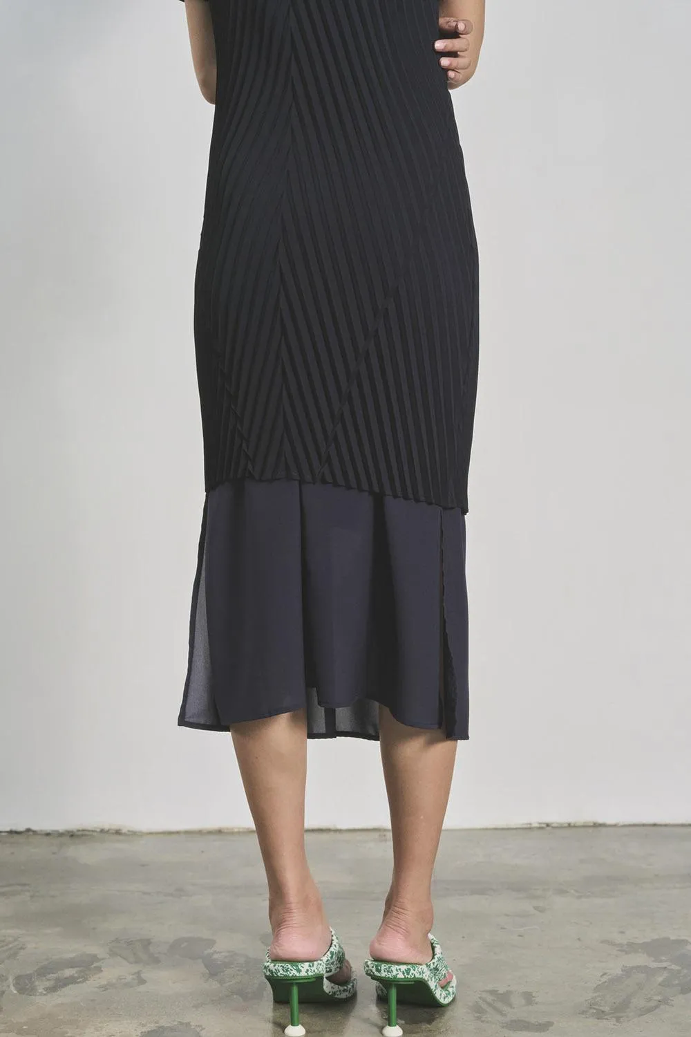 GIN LEE STUDIO | Aster Dress | Dark Navy