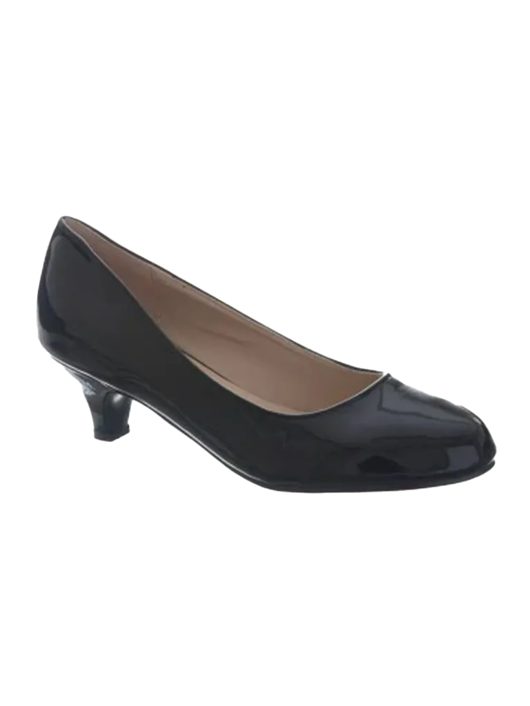 Girl's Round Toe Kitten Heel Shoes