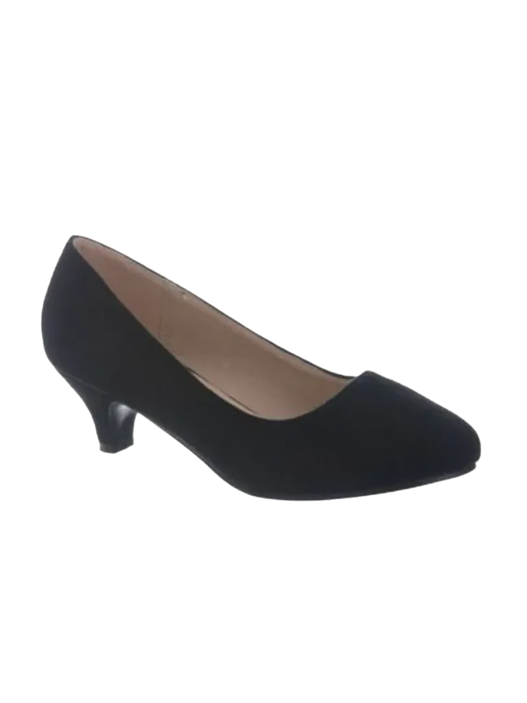 Girl's Round Toe Kitten Heel Shoes