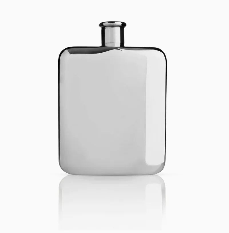 Harrison Polished Stainless Steel Flask