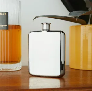 Harrison Polished Stainless Steel Flask
