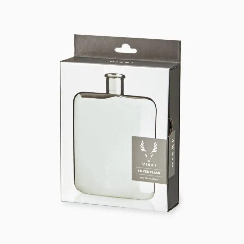 Harrison Polished Stainless Steel Flask