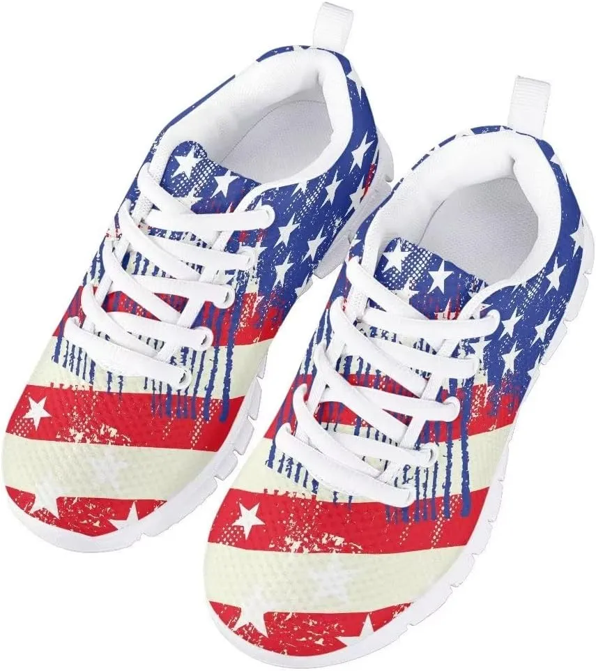 Hawapod Lace Up Sneakers for Girls Casual Fashion Cute Flat Girls' Running Shoes