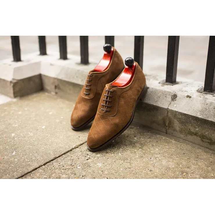 Height Increasing Black Leather Copnor Oxfords