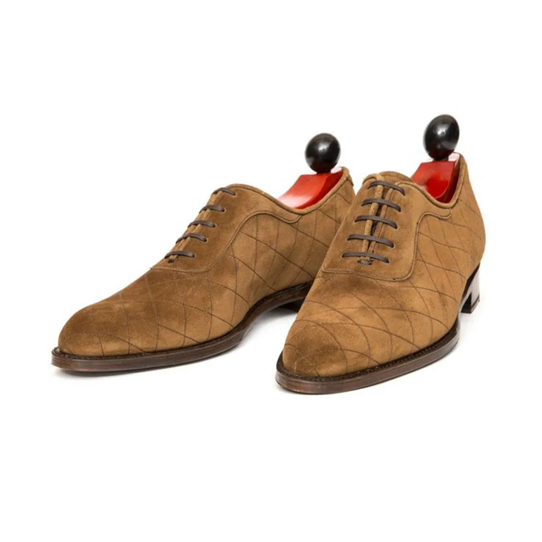 Height Increasing Black Leather Copnor Oxfords