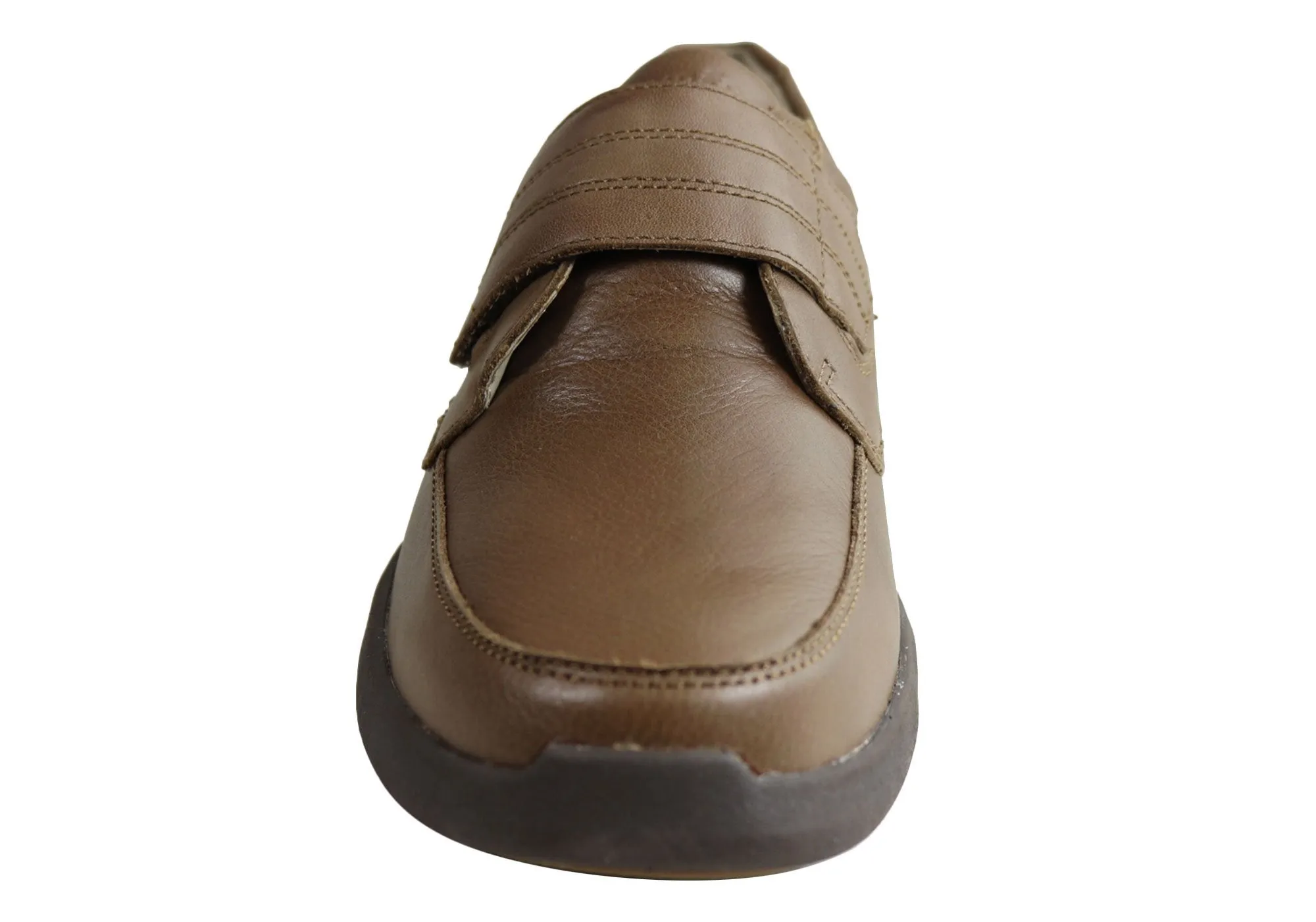 Homyped Saxon Mens Leather Supportive Comfort Extra Extra Wide Shoes