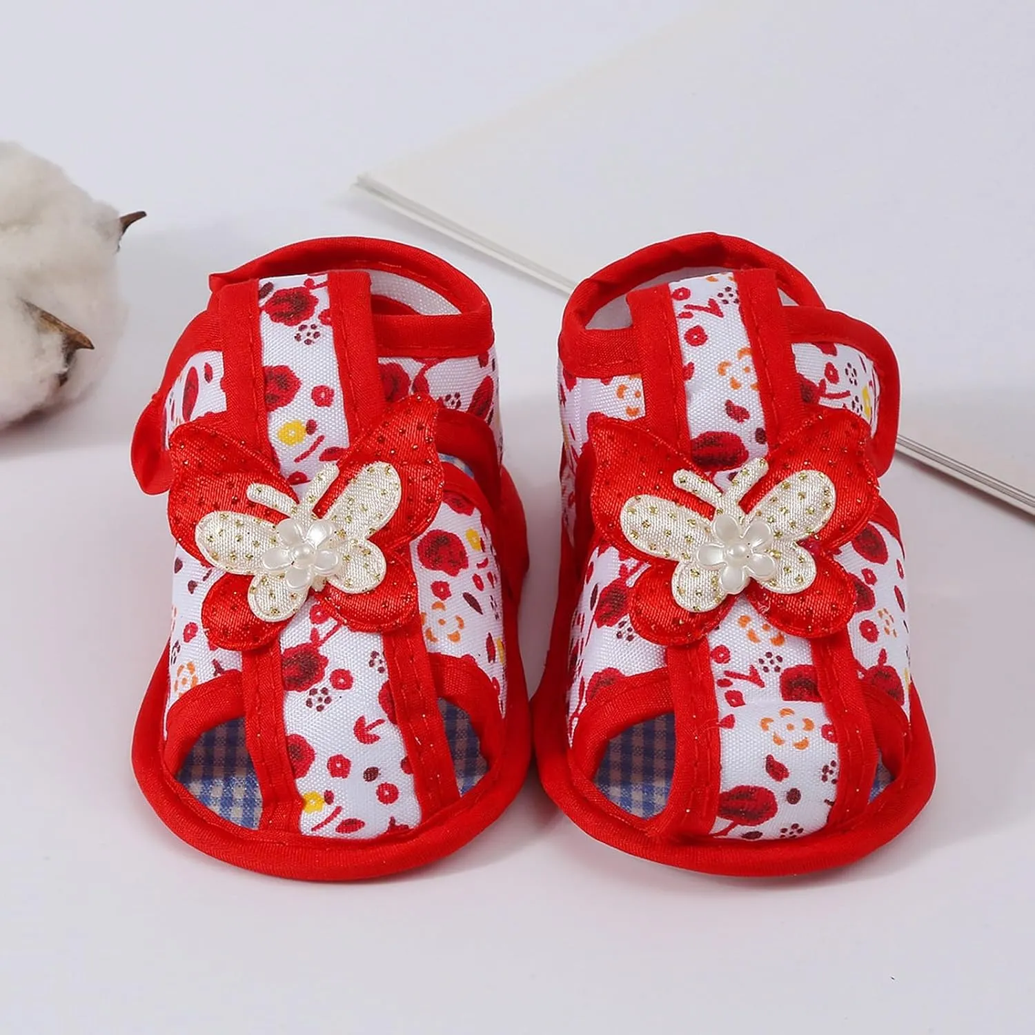 Infant Baby Girl Dress Shoes, Toddler First Walking Mary Jane Flats with Bowknot Non-Slip Soft Sole Wedding Shoes