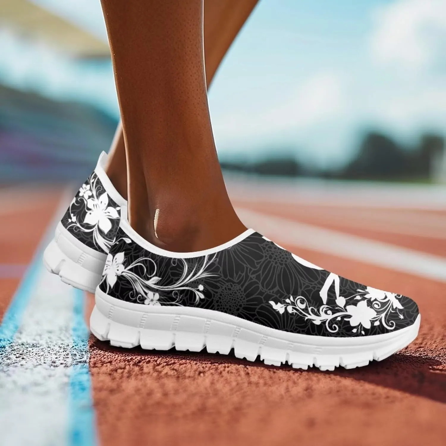 Insects Slip On Shoes for Women Comfort Low Top Mesh Loafers Sneakers Men Classic Casual Walking Trainer Shoes
