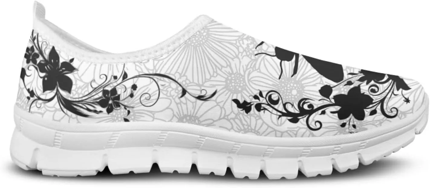 Insects Slip On Shoes for Women Comfort Low Top Mesh Loafers Sneakers Men Classic Casual Walking Trainer Shoes